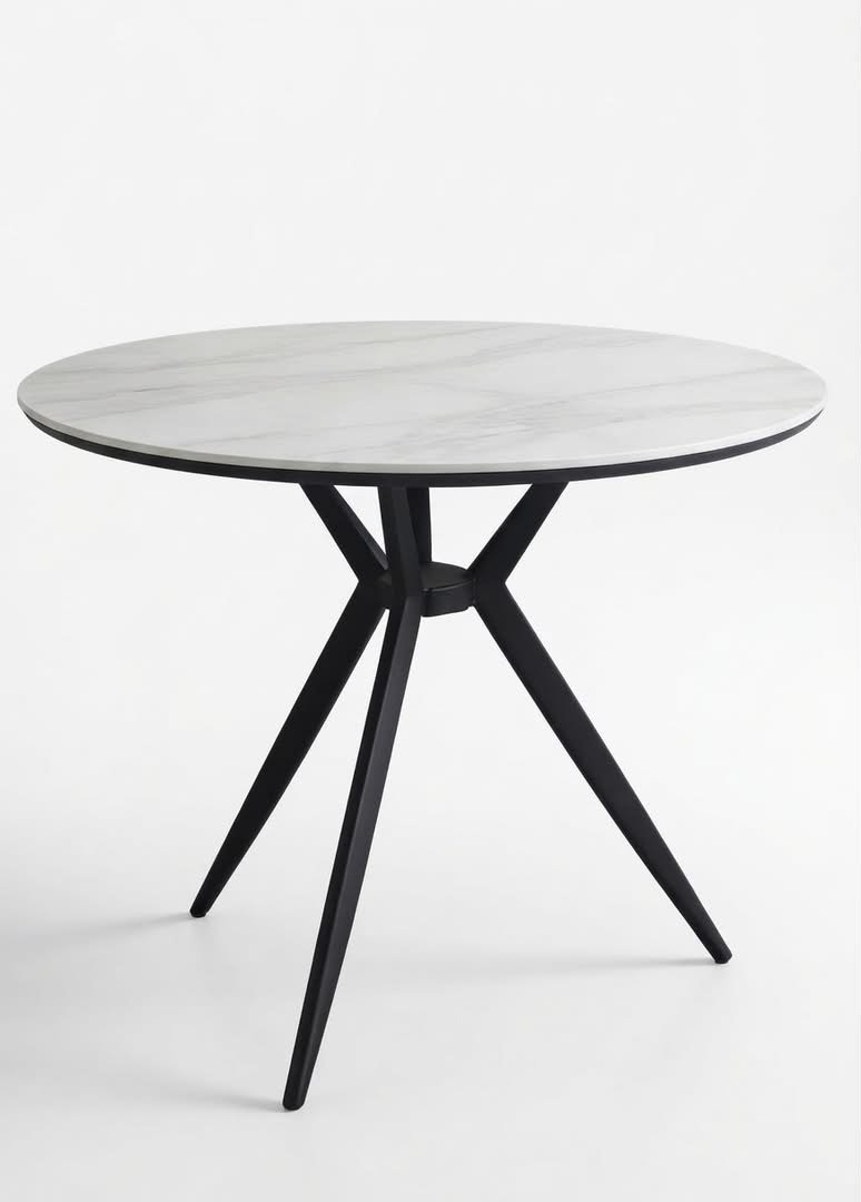 table-a-manger-ronde-plateau-marbre-pietement-araignee-noir-8980