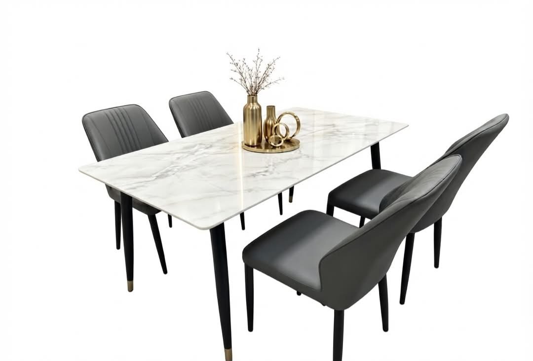 ensemble-table-a-manger-rectangulaire-marbre-4-chaises-simili-cuir-8984