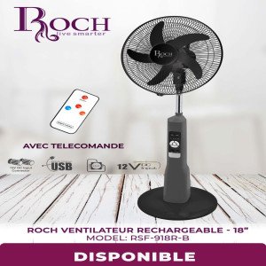 ventilateur-rechargeable---roch---rsf-918r-b---18''---noir---garantie-6-mois