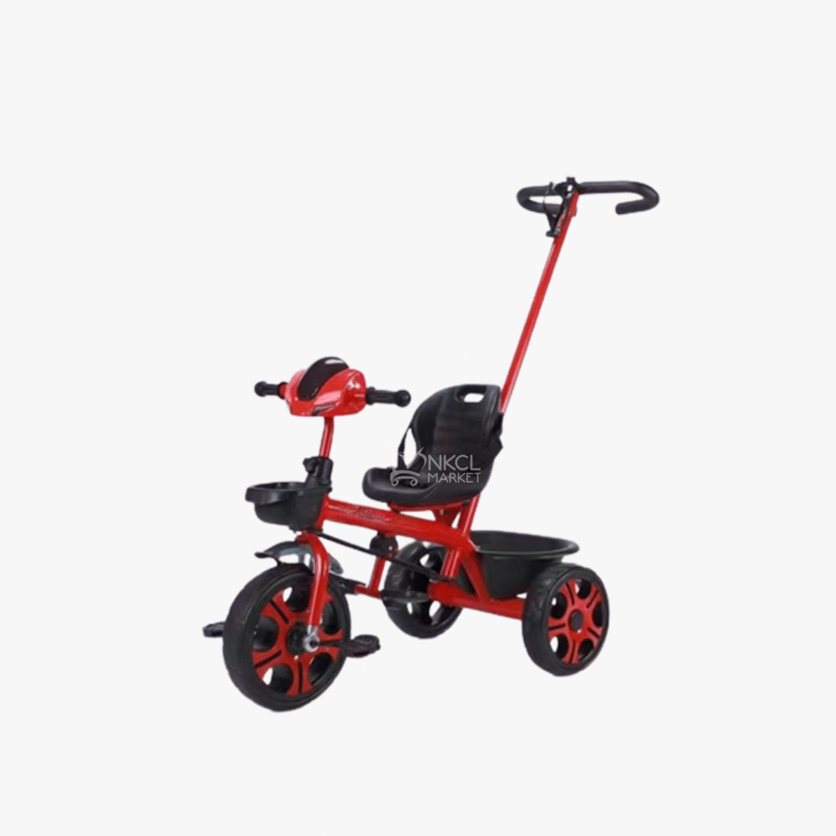 velo-10-kidbike-monovitesse-cadre-acier-rouge-mixte