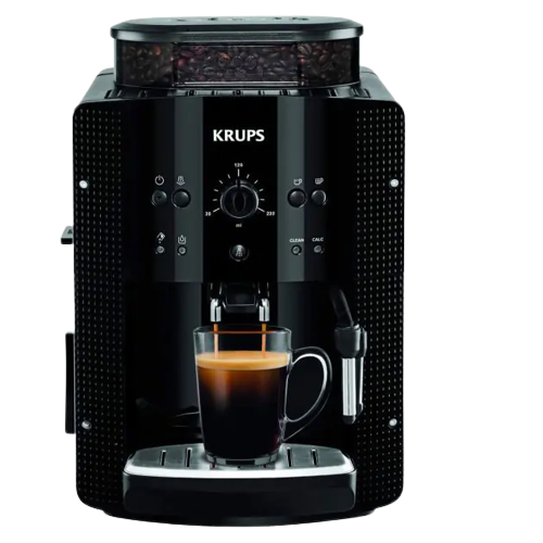 machine-à-café-automatique-essentielle---krups---1450w---15-bar---fonction-2-tasses---noir---4-mois-de-garantie