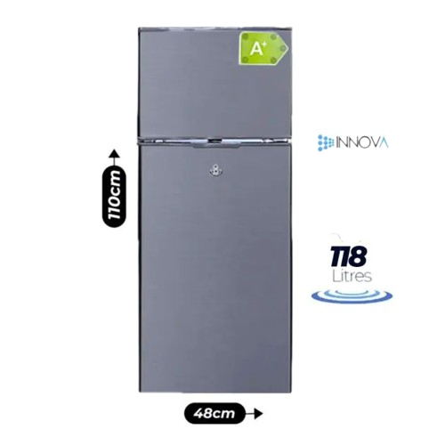 réfrigerateur-double-battant---innova---in-190---118-litres---gris---06-mois