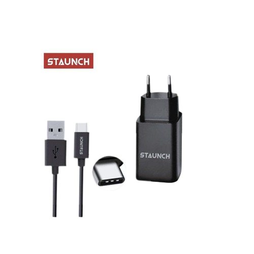 chargeur-staunch-2.4-a-avec-câble-type-c-(2-port)---garantie-06-mois
