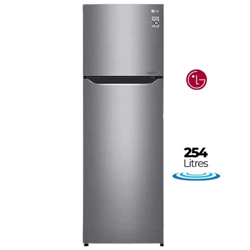 réfrigérateur-combiné-lg---gn---g272slcb---254l---gris---12-mois