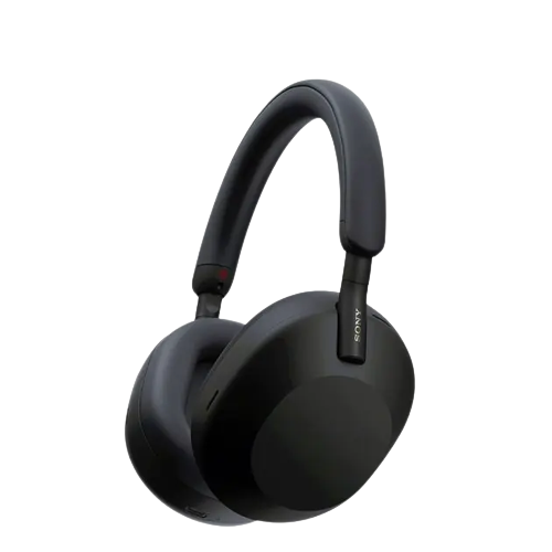 Casque audio sans fil Bluetooth réduction de bruit active (ANC) Noir