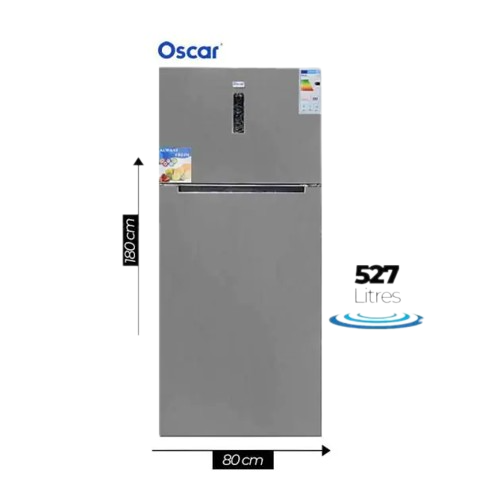 réfrigérateur-combiné-oscar---527-litres---osc-fc271--gris---nofrost---garantie-6-mois
