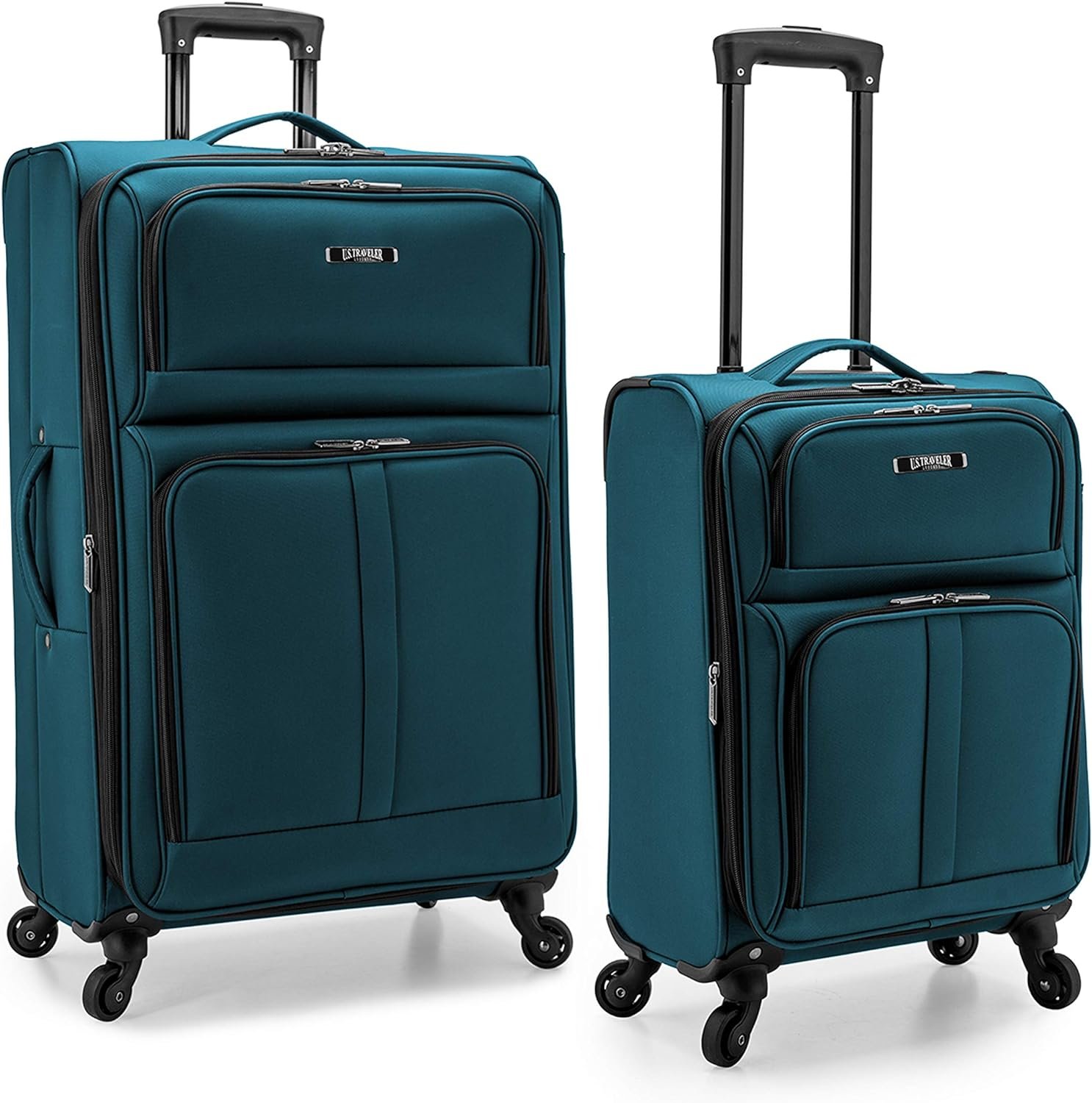Set De 6 Valises Rigides COOLIFE - Serrure TSA, Roues 360°, ABS Léger - Sac Sport Et Trousse Inclus