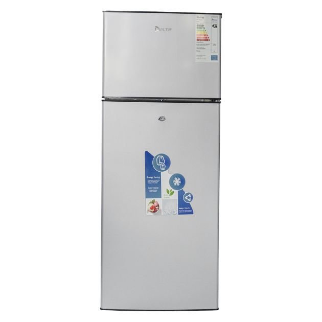réfrigérateur-double-battant---delta---138-litres---drf-190---a++---gris---garantie-6-mois