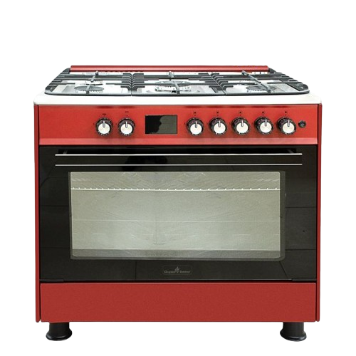 cuisinière-à-gaz---super-flame---full-option---5-feux---60-x-90-cm---sf-fg9502gbzx---grand-four---avec-panneau-de-commande-numérique---rouge---garantie-6-mois