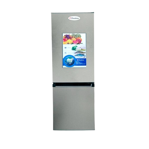 réfrigérateur-combiné-binatone---fr205---capacité-176-litres---2-portes---3-tiroirs---classe-énergétique-t---gris---6-mois-de-garantie