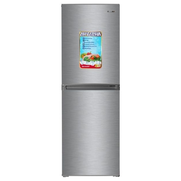 réfrigérateur-combiné---sharp---bh320---250-litres---argent---garantie-6-mois