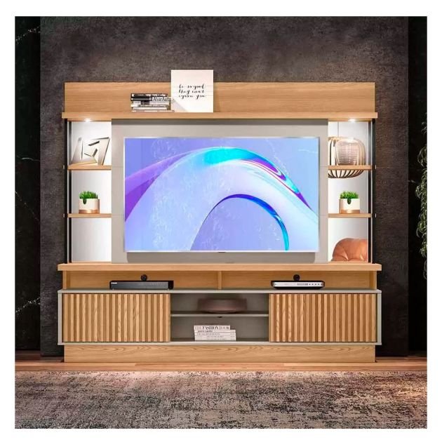 meuble-tv-salvador---home-theater---jusqu'à-60-pouces---marron
