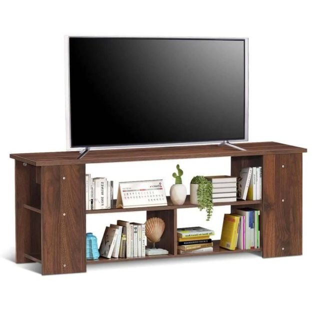 meuble-tv---ub-70---3-niveaux-pour-téléviseurs-jusqu'à-50-pouces---marron