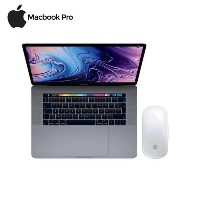 macbook-pro--mv972fn/a---(2019)---touch-bar---13''-+-apple---magic-mouse-2---sans-fil---rechargeable---blanche