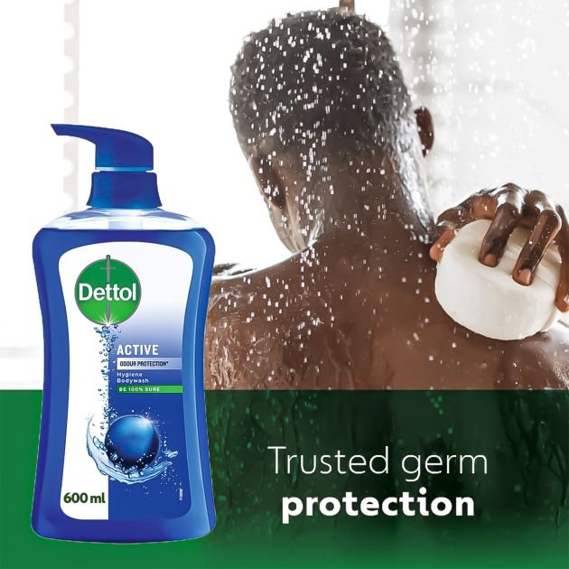 gel-douche-et-nettoyant-pour-le-corps-pour-hommes--dettol-active---protection-efficace-contre-les-germes---600-ml