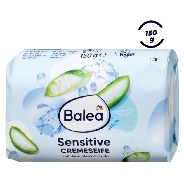 savon-crème-sensible---baléa---extrait-d'aloe-vera---150-g