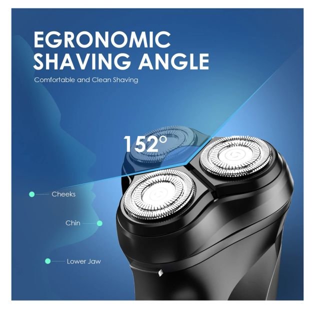 oraimo-smartshaver-premium---rasoir-à-cheveux-électrique-sans-fil-pour-homme---90-minutes-d'autonomie---rasoir-rotatif-à-3-têtes-à-360°---ref‎-opc-rs10---garantie-6-mois