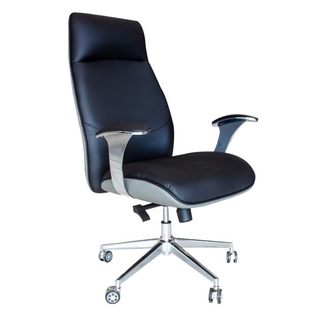 chaise-de-bureau-ergonomique-en-simili-cuir---fe-a346---noir