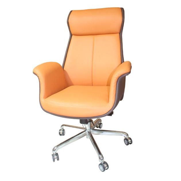 chaise-de-bureau-en-cuir---fp-a368---orange