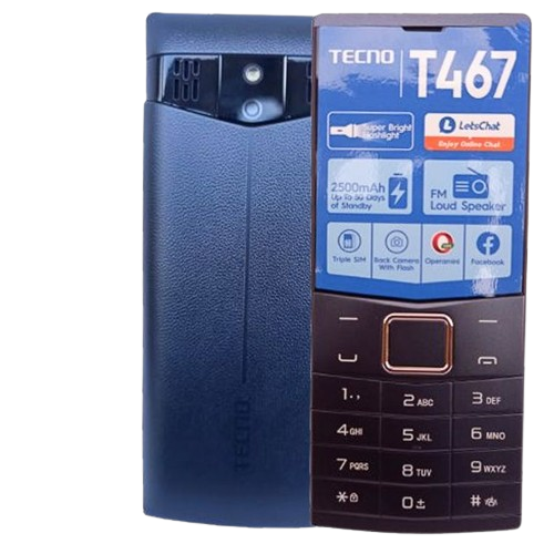 téléphone-tecno-t467---2.4"---radio-fm---2500-mah---triple-sim---garantie-12-mois