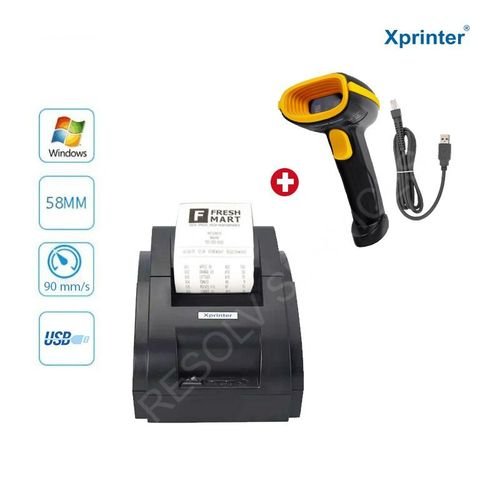 xprinter-imprimante-ticket-caisse-thermique-58mm-+-lecteur-code-barre-1d-&-2d