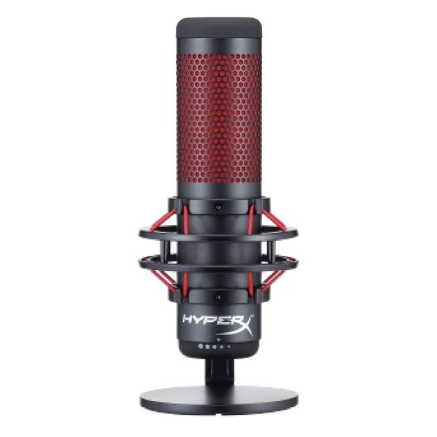 microphone-de-jeu-à-condensateur---hyper-x-hx---micqc--bk---usb---quad-cast---rouge