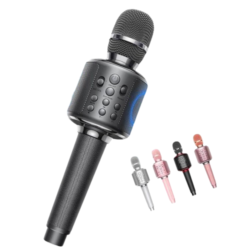 microphone-karaoké-bluetooth-sans-fil-4-en-1---goodaaa---pour-enfants-et-adultes---6-mois-de-garantie