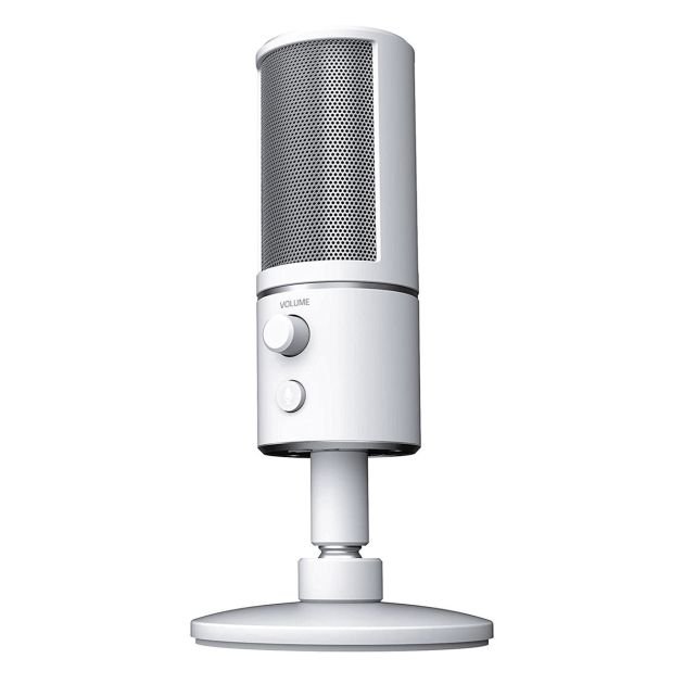 microphone-streaming-usb-razer-seiren-x---qualité-professionnelle---blanc-mercure