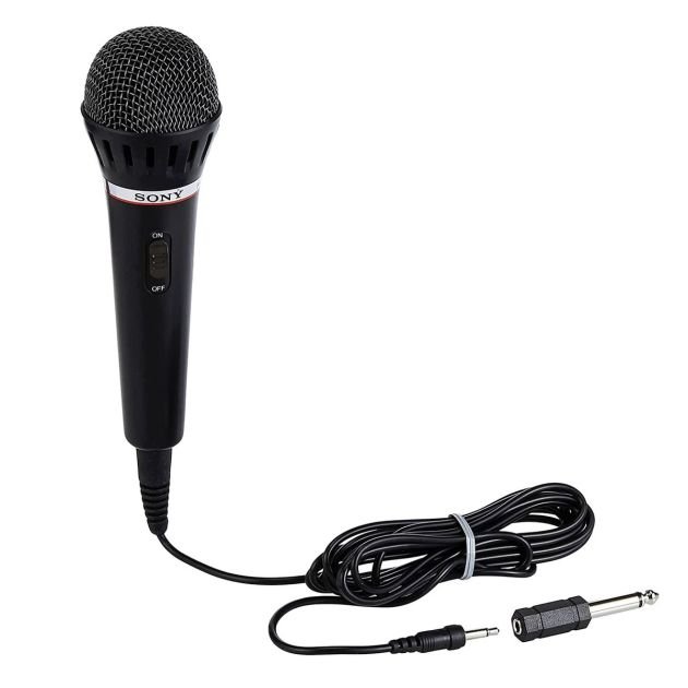 microphone-vocal-sony-f-v120-pour-systèmes-de-home-cinéma-et-barres-de-son,-filaire