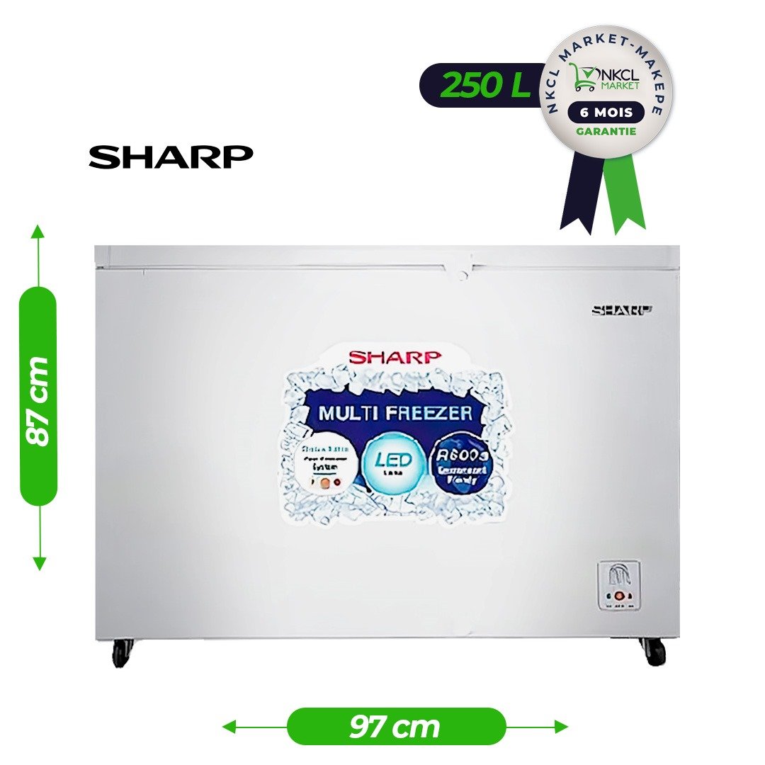 congélateur-coffre-sharp-250l-scf-k250xl-wh2---garantie-06-mois