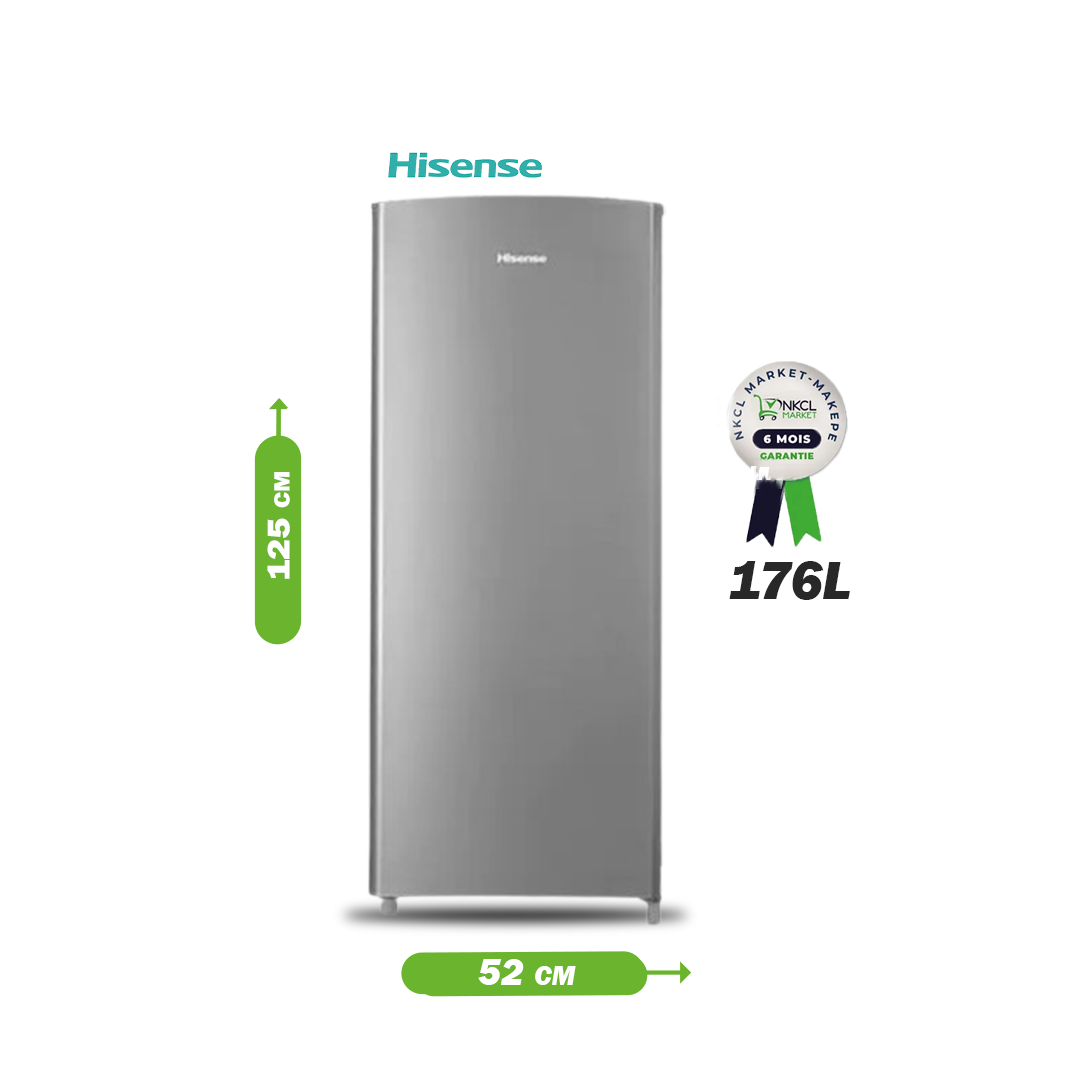 réfrigérateur-hisense-rs--23dr4sa---176l---gris---6mois-de-garantie
