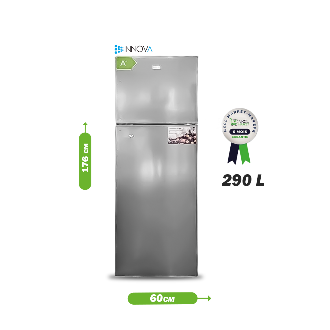 réfrigérateur-combiné---innova---in-520---290l---60-x-60-x-176-cm---gris---garantie-6-mois