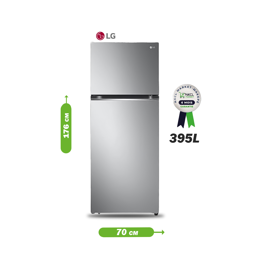 réfrigérateur-lg-inverter,-395-litres,-no-frost,-platinum,-argent,-gn-b392plgb---12-mois