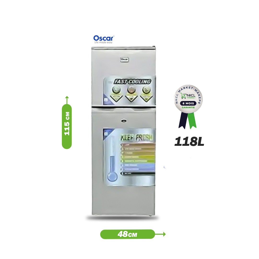 réfrigérateur-oscar-118l-175kwh---an-a+-osc-r150s--6-mois-garantie
