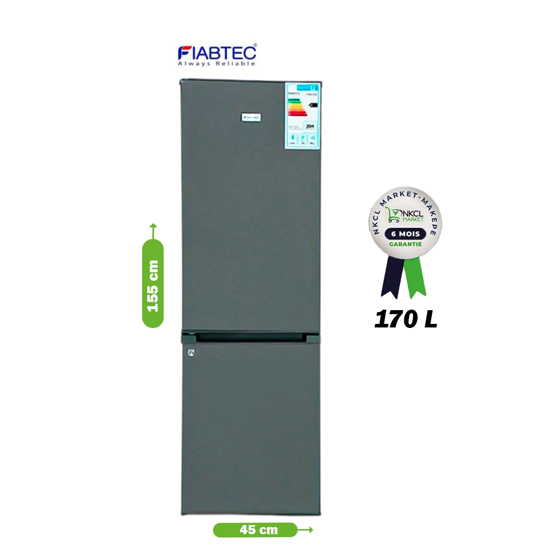 réfrigérateur-combiné---fiabtec---ftbms-330df---170-litres---gris---garantie-6-mois