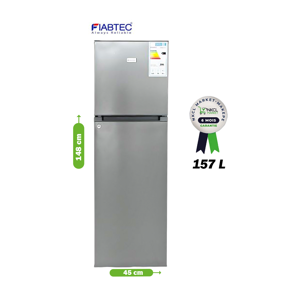 réfrigérateur-combiné---fiabtec---fttms-320df---157-litres---gris---garantie-6-mois