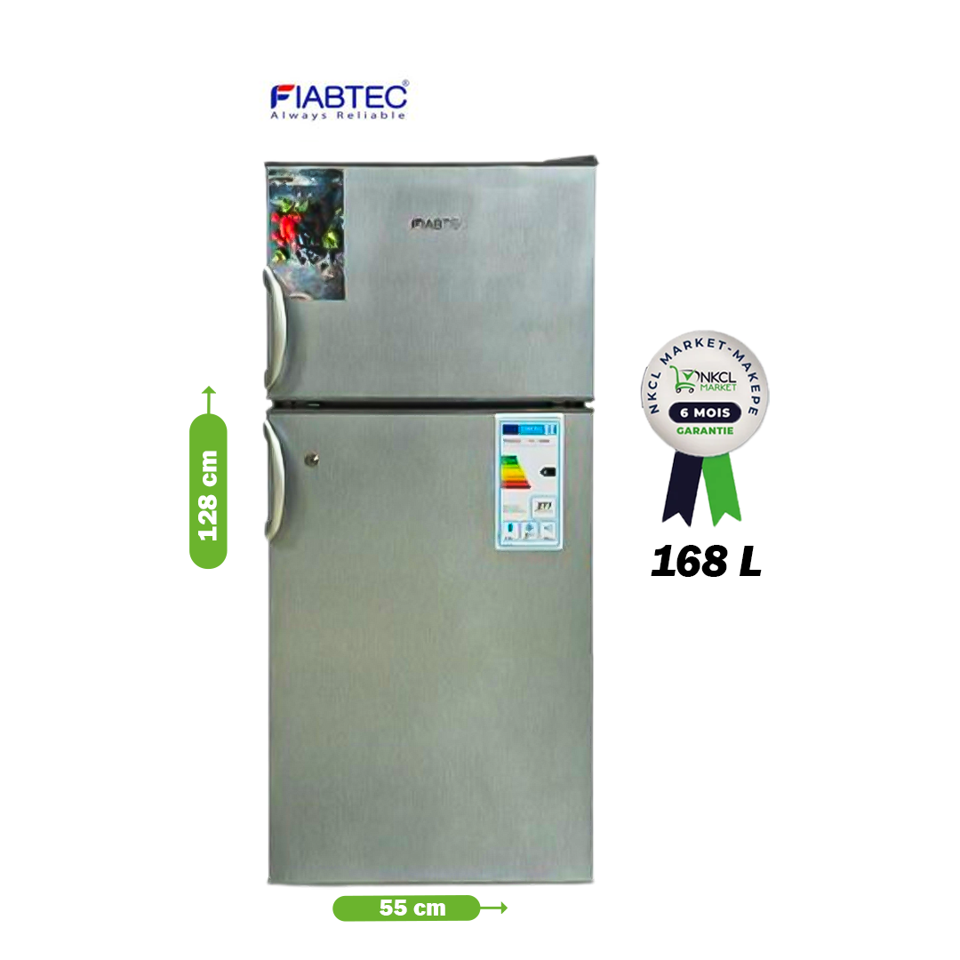réfrigérateur-double-battant---fiabtec---168-litres---fttl-233168---en-acier-inoxydable---garantie-6-mois