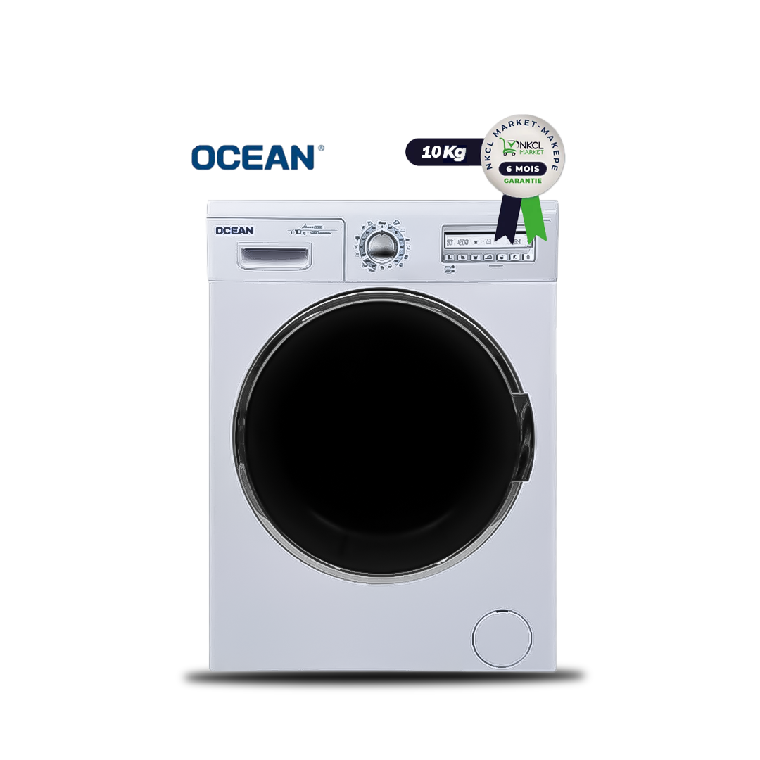 machine-à-laver-automatique---ocean---wfo12101---10kg---blanc---6-mois