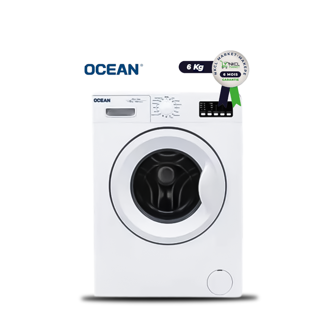 machine-à-laver-automatique---6kg---ocean---wfo--1061lqfp---blanc---utilise-très-peu-d'énergie-pendant-le-cycle-de-lavage-(-a+++)---garantit-6-mois
