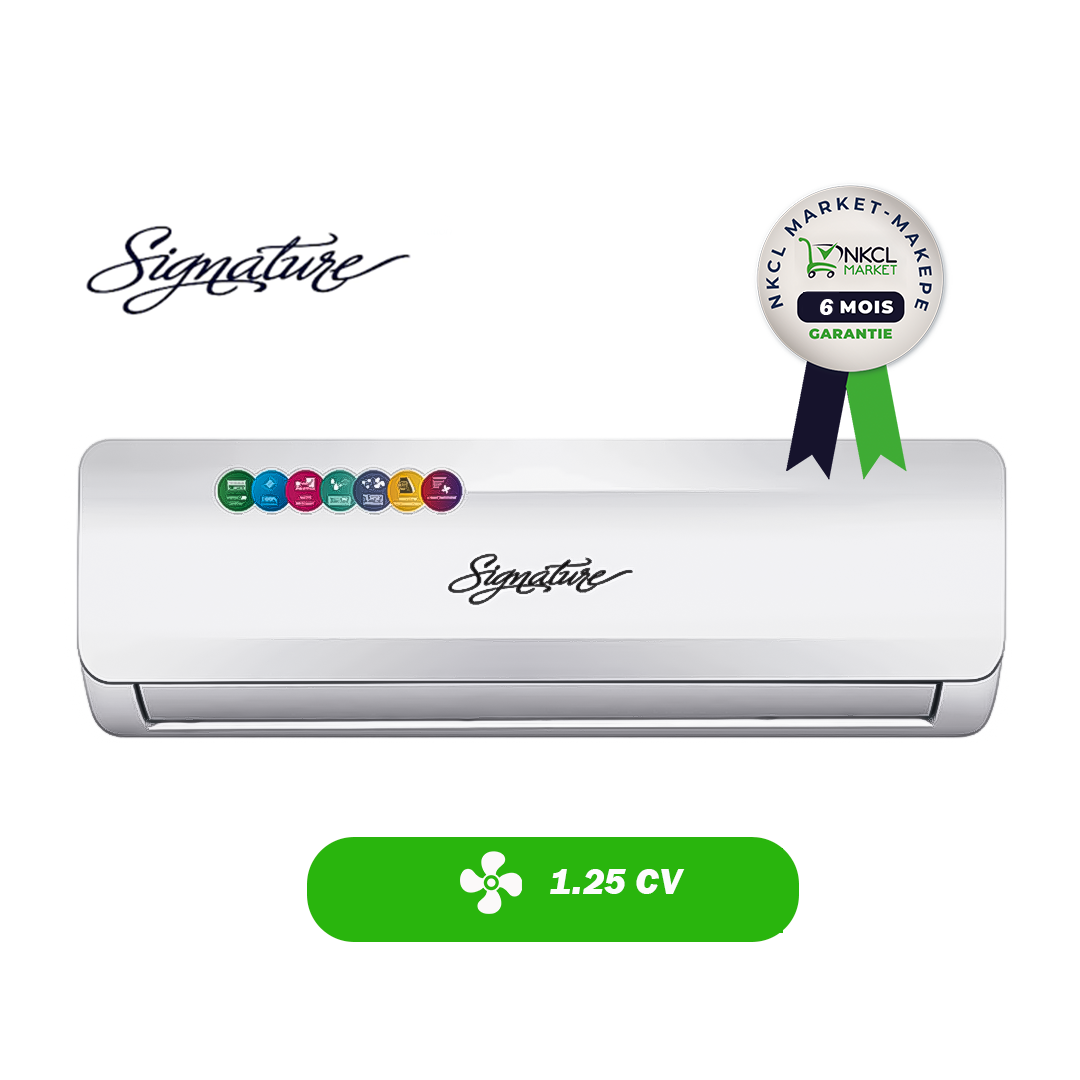 climatiseur-split-signature---1,25-cv---9000-btu---svac09kac-wht1---r410---avec-liaison---blanc---garantie-6-mois