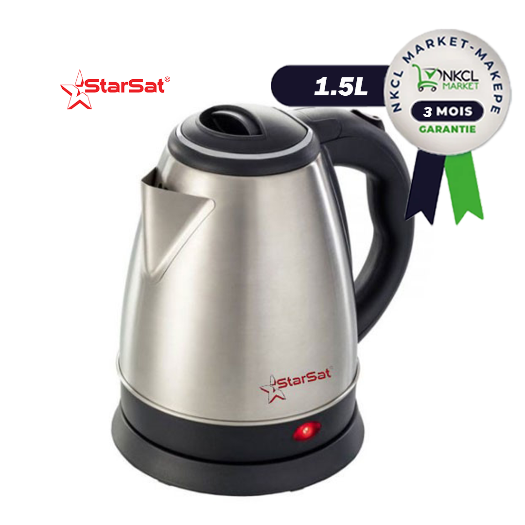 bouilloire-starsat-1,5-l---ss-k180---03-mois-de-garantie
