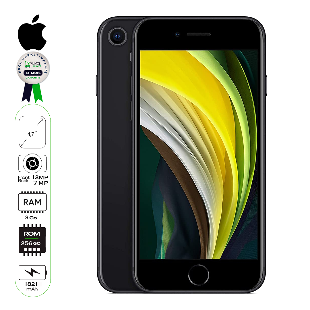 iphone-se(2020)---256go--3go-ram---12-mois-de-garantie