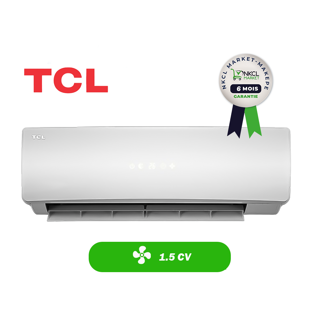 climatiseur-split---tcl---on-and-off---1.5-cv---r410---12000-btu---blanc---garantie-6-mois