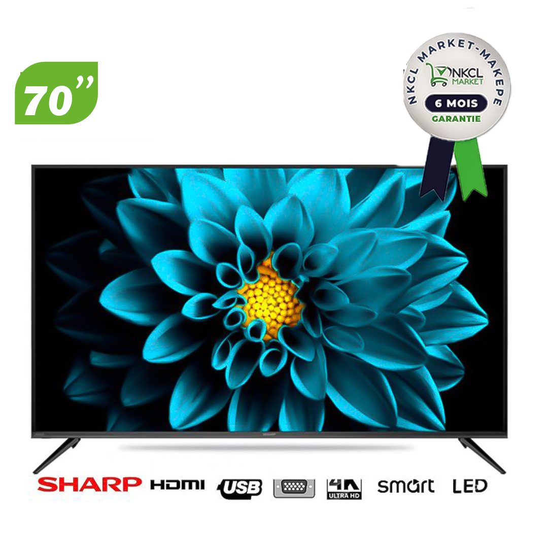 tv-smart-sharp-70-pouces---4t-c70dk1x---06-mois-de-garantie