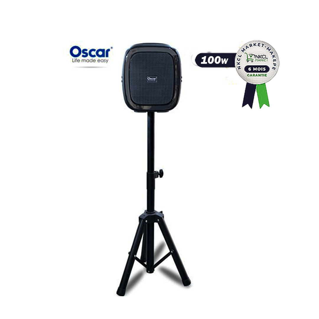 enceinte-portable-oscar-avec-support---100-w---osc-113s---06-mois-de-garantie