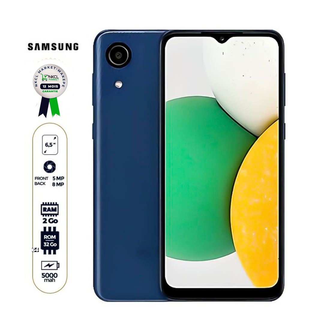 samsung-galaxy-a03-core---32go/2go---6.5-pouces----12-mois-de-garantie