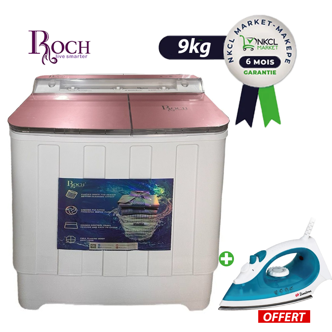 pack-machine-à-laver-semi-automatique-roch-9kg-+-fer-a-repasser-06-mois-de-garantie