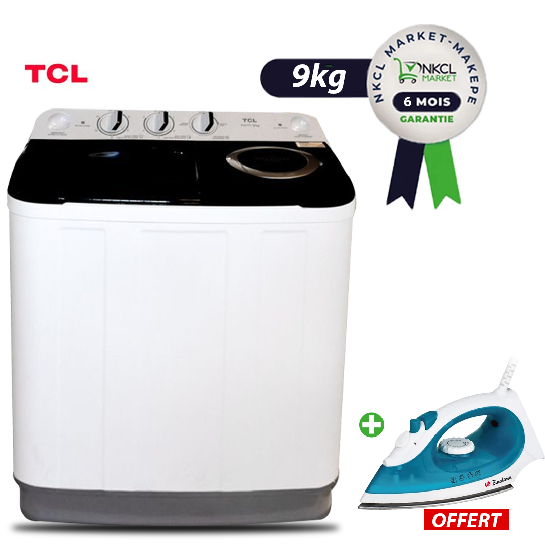 pack-machine-à-laver-semi-automatique-tcl-9kg-+-fer-a-repasser-06-mois-de-garantie