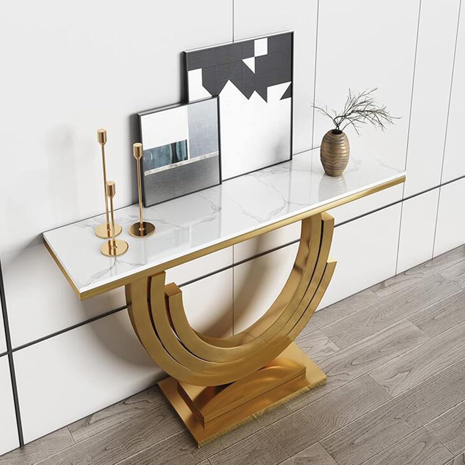 table-console-en-marbre-blanc-avec-cadre-en-métal-doré-et-mirrior-–-jj210308-/-jj210314