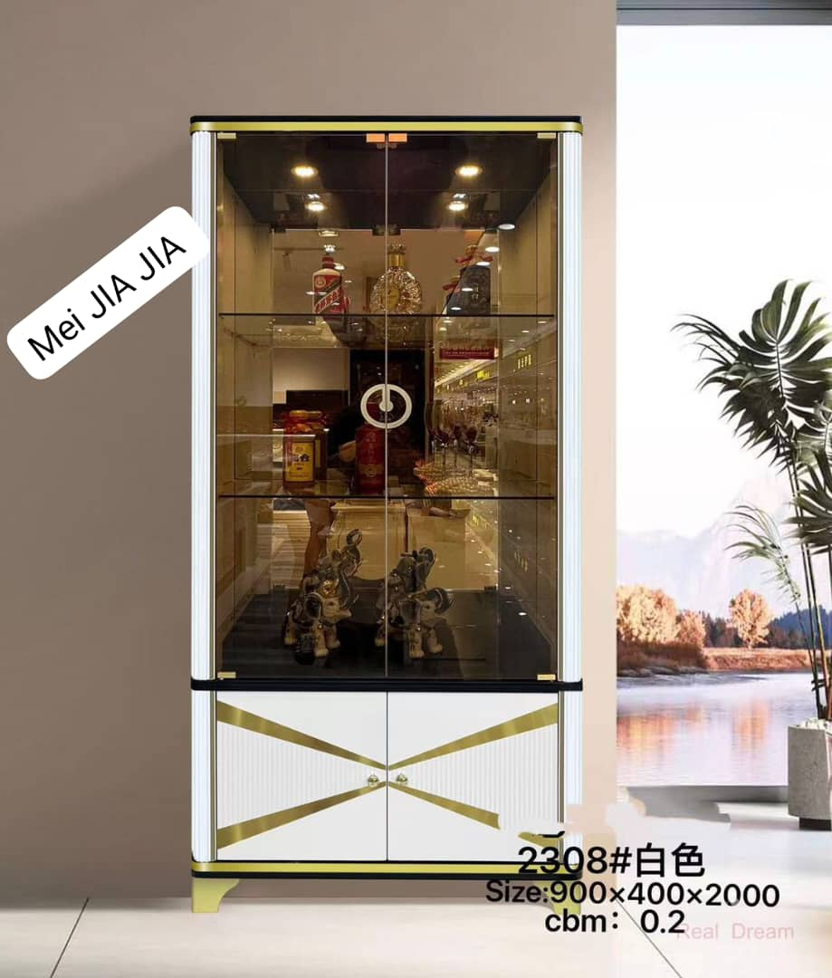 armoire-vitrine-de-luxe-avec-Éclairage-led-–-modèle-2308-dimensions-:-90-×-40-×-200-cm